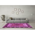 thumbnail image 3 of Ahgly Company Indoor Rectangle Abstract Purple Modern Area Rugs, 2' x 3', 3 of 4