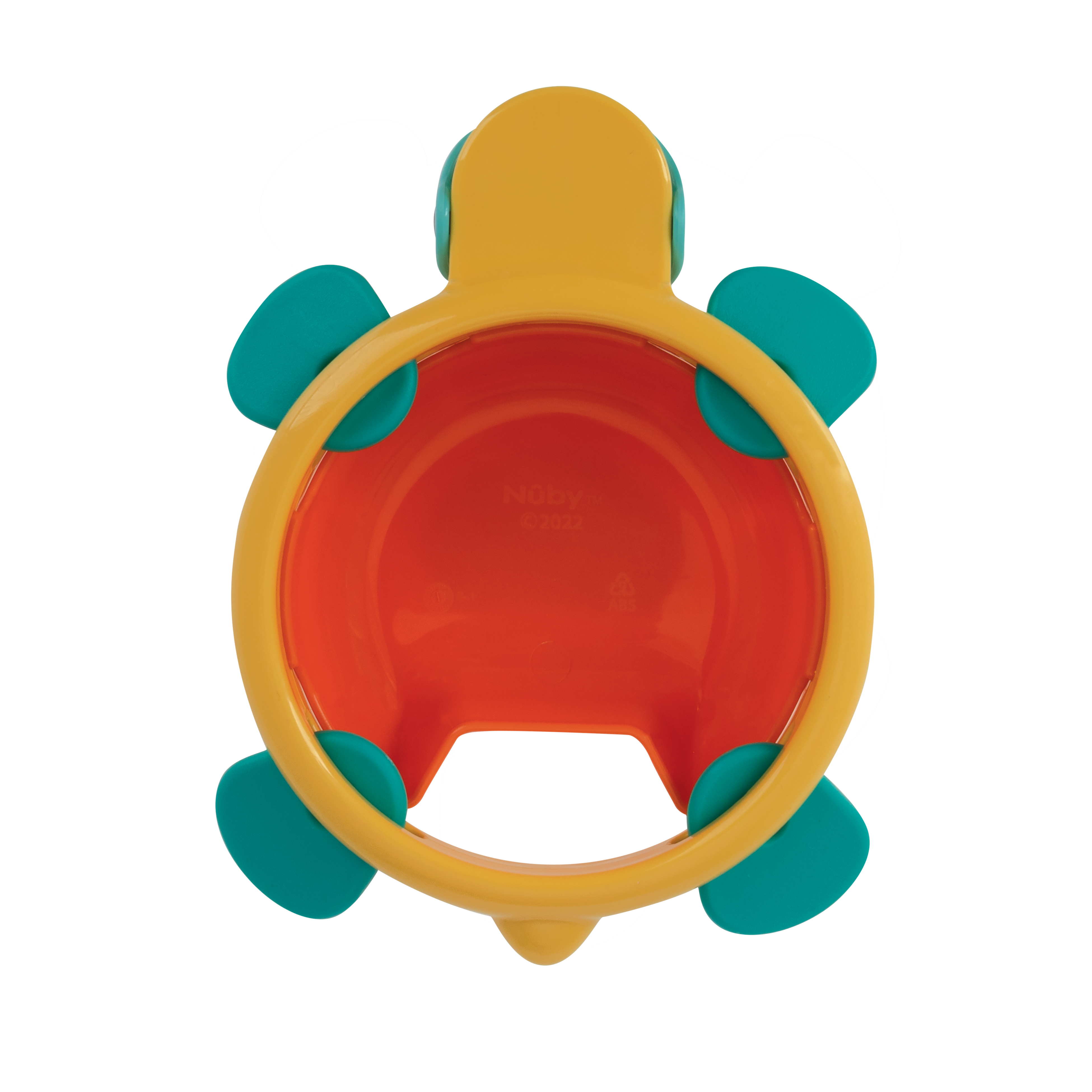 Nuby Turtle Tambourine Toddler Bath Toy and Musical Instrument for Kids