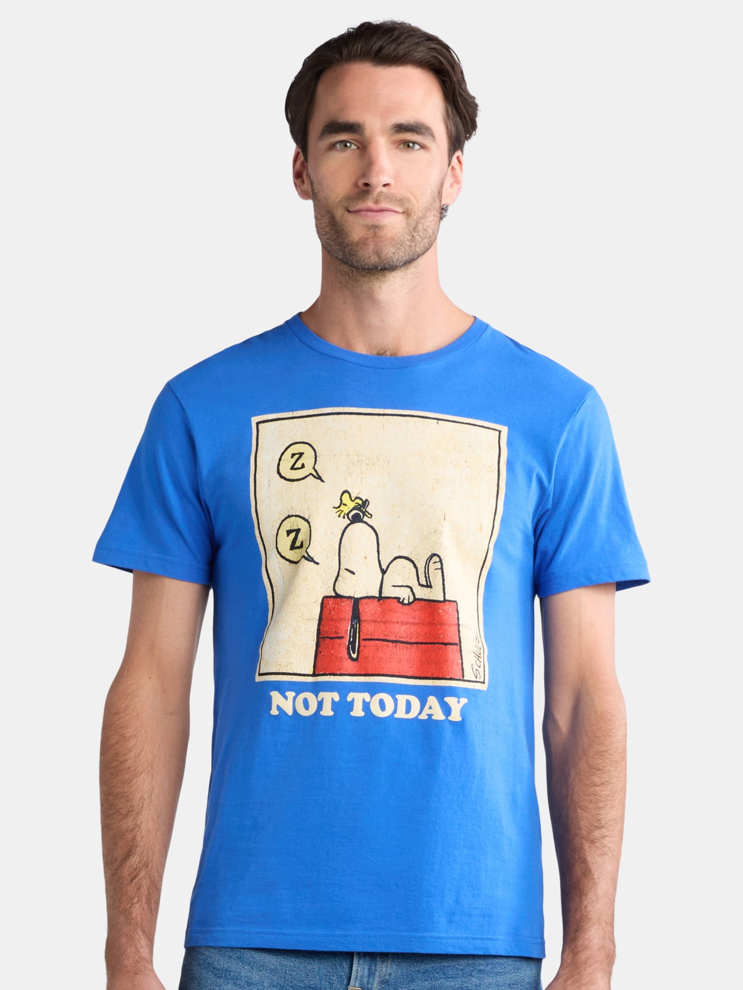 Peanuts Men’s & Big Men’s Graphic Tees, 2-Pack, Sizes S-3XL