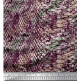 thumbnail image 1 of Soimoi Cotton Cambric Fabric Snake Animal Skin Decor Fabric Printed Yard 56 Inch Wide, 1 of 3
