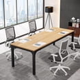 thumbnail image 2 of Finmind 6.5FT Conference Table, 78.7 Inche Rectangle Meeting Seminar Table (Only Table), 2 of 6