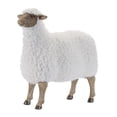 thumbnail image 2 of Melrose Standing Furry Sheep Figurine - 23" - White and Brown, 2 of 2
