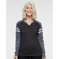 thumbnail image 2 of Women's Fine Jersey Mash Up Long Sleeve T-Shirt, 2 of 2