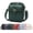 Dark Green, variant on Crossbody Leather Bag,Large Capacity Sling Messenger Bag, Retro Faux Leather Built in Purse Anti Theft Bag for Travel