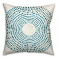 thumbnail image 2 of Creative Products Round Blue Dashes 20x20 Indoor / Outdoor Pillow, 2 of 8