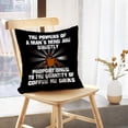 thumbnail image 5 of LALILO Throw Pillow Covers Coffee Quote And Man Black Card Coffee Cushion Cover 18" x 18", 1372 Pack, 5 of 6