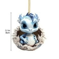 thumbnail image 3 of 1pc Christmas Tree Ornament 2024 Christmas Ornament 2024 Acrylic Christmas Pendant Hanging Ornaments For For Christmas Tree Holidays Party Car Home Decor, 3 of 8