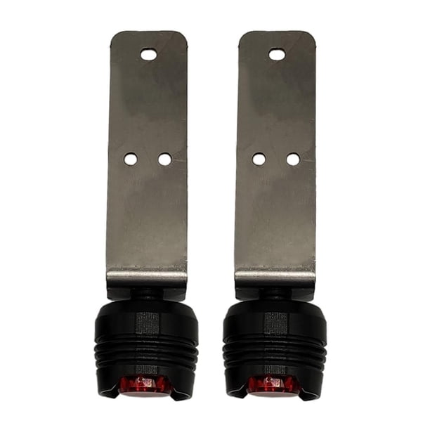Accesorios para bicicletas 1 Juego de luces traseras para patinete eléctrico M365 1S lámpara de advertencia trasera (negro) Hugtrwg Para estrenar