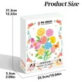thumbnail image 3 of kjfeif Petal Flower Art Kit – DIY Paper Flower Craft Kit Create 3D with Colorful Petals Fun & Educational Arts for Home Fun Classroom Summer Activities 20ml, 3 of 9