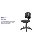 thumbnail image 2 of Chaise de bureau pivotante en maille noire à dossier pivotant avec dossier pivotant Flash Fundamentals, certifiée BIFMA, 2 of 9