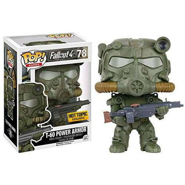 Fallout 4 Funko Pop Games T 60 Power Armor Vinyl Figure Green Walmart Com Walmart Com