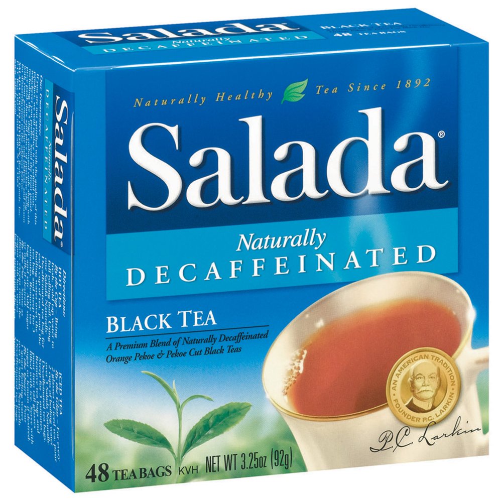 Salada Naturally Decaffeinated Black Tea, 48 Ct