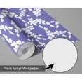 thumbnail image 6 of S4sassy Self Adhesive Wallpaper, Branch & Leaf Wallpaper, Purple Removable DIY Vinyl Wall Covering, Textured Peel and Stick Contact Paper for Entryway accent wall, Easy Home Decor Solution (25"x240"), 6 of 9