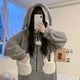thumbnail image 2 of Pijama Kigurumi con capucha de conejito para mujer, ropa de dormir bonita, ropa de dormir cálida, ropa de dormir Kawaii para mujer, Mono, 2 of 3