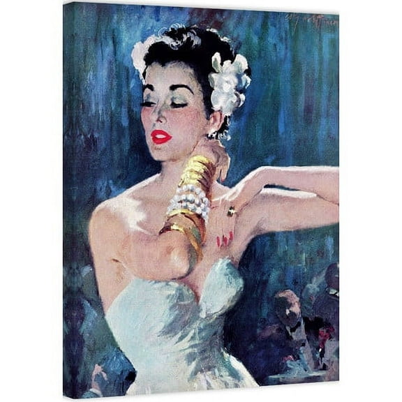 "Adventuress at Large" Painting Print on Wrapped Canvas