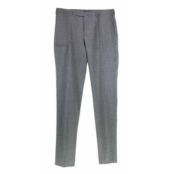 Incotex Men's Grey Modern Fit Wool Dress Pants - 38