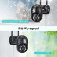 thumbnail image 2 of Cámara de seguridad 4K 8MP 5MP Ultra HD PTZ IP 1080P Ai, detección humana, impermeable, Wifi, seguimiento automático, videovigilancia CCTV, 2 of 3