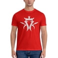 thumbnail image 3 of Moisture Wicking Men'S Basic Short Sleeve T-Shirt Red Large, 3 of 5