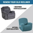 thumbnail image 3 of Super Stretch Recliner Couch Covers Chair Cover Form Fitted Non Slip Reclining Slipcovers for Standard Large Recliner, Soft Thick, 3 of 7