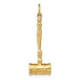 thumbnail image 3 of 14k 3-D Gavel Charm A1176, 3 of 4
