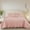 Peach, variant on IR Imperial Rooms 3 Piece Quilt Set Chevron Bedding Microfiber Soft Bedspread with 2 Pillow Shams Peach Queen
