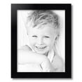 thumbnail image 2 of ArtToFrames 14" x 18" Satin Black Step Lip Picture Frame, 14x18 inch Black Wood Poster Frame (WOM-1452), 2 of 7