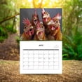 thumbnail image 3 of 2025 Wall Calendar - Funny Animals Wall Calendar 2025, 12" x 24" (Open), Cute Calendar 2025, Jan. 2025 - Dec. 2025, 12-Month Calendar, Thick Paper, Hanging Hole, Holidays, Unruled Blocks, 3 of 9