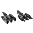 thumbnail image 1 of Solar Cable Connector, Dust-proof T Type Adapter, Waterproof Anti-aging Crimping Connection Easy To Connect DIY For Home So;ar Energy System Industry, 1 of 8