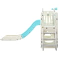 thumbnail image 4 of 11 in 1 Toddler Slide, Kids Slide for Toddler Age 1-3 with Basketball Hoop, Kids Slide Playset Structure, Arch Tunnel and Telescope, Toy Storage Organizer for Toddlers, Kids Climbers Playground,Blue, 4 of 14
