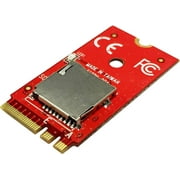 Ableconn M2SD139PA M.2 A-E Key Module with ro SD Socket - Support ro SD 3.0 (SDXC) via Fast PCIe