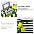 thumbnail image 5 of Lsque Lemons on Striped Printed Luggage Cover, Travel Luggage Protector,Scratch and Dirt Resistant, Fits 18-32 Inch Luggage - Medium, 5 of 9