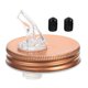 thumbnail image 1 of Wine Spout Oil Bottle Nozzle Liquor Pour Spout Mason Can Lid Wine Pourer, 1 of 4