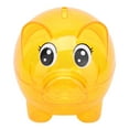 thumbnail image 3 of Tbest Plastic Pig Shaped Money Saving Box,Transparent Plastic Money Saving Box,Transparent Plastic Money Saving Box Break Resistance Pig Shaped Piggy Bank for Children, 3 of 8