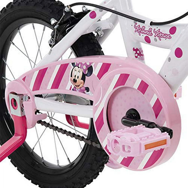 Disney Minnie Mouse Kids' Bike, 16-in, Training Wheels
