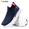 thumbnail image 2 of FitVille-zapatos antideslizantes para caminar para mujer, suela gruesa, ligeros, transpirables para pies hinchados, pies planos, arco de ajuste, tacón, 2 of 5