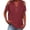 Wine, variant on Women's Linen Shirts Cold Shoulder Short Sleeve Blouses V Neck Cotton Linen Button Up Shirt Tops Casual Lightweight Tunic Top Ladies Henley Top Casual Blouses & Shirts Loose Summer Tee Shirts
