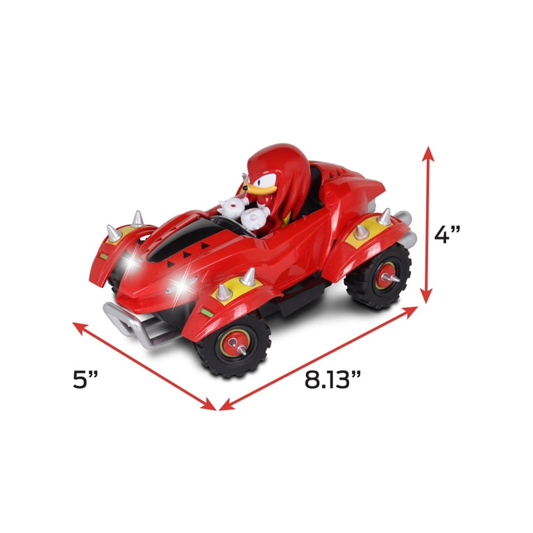 Sonic, Racing Crossworlds R/C, Turbo Boost, Lights with Knuckles
