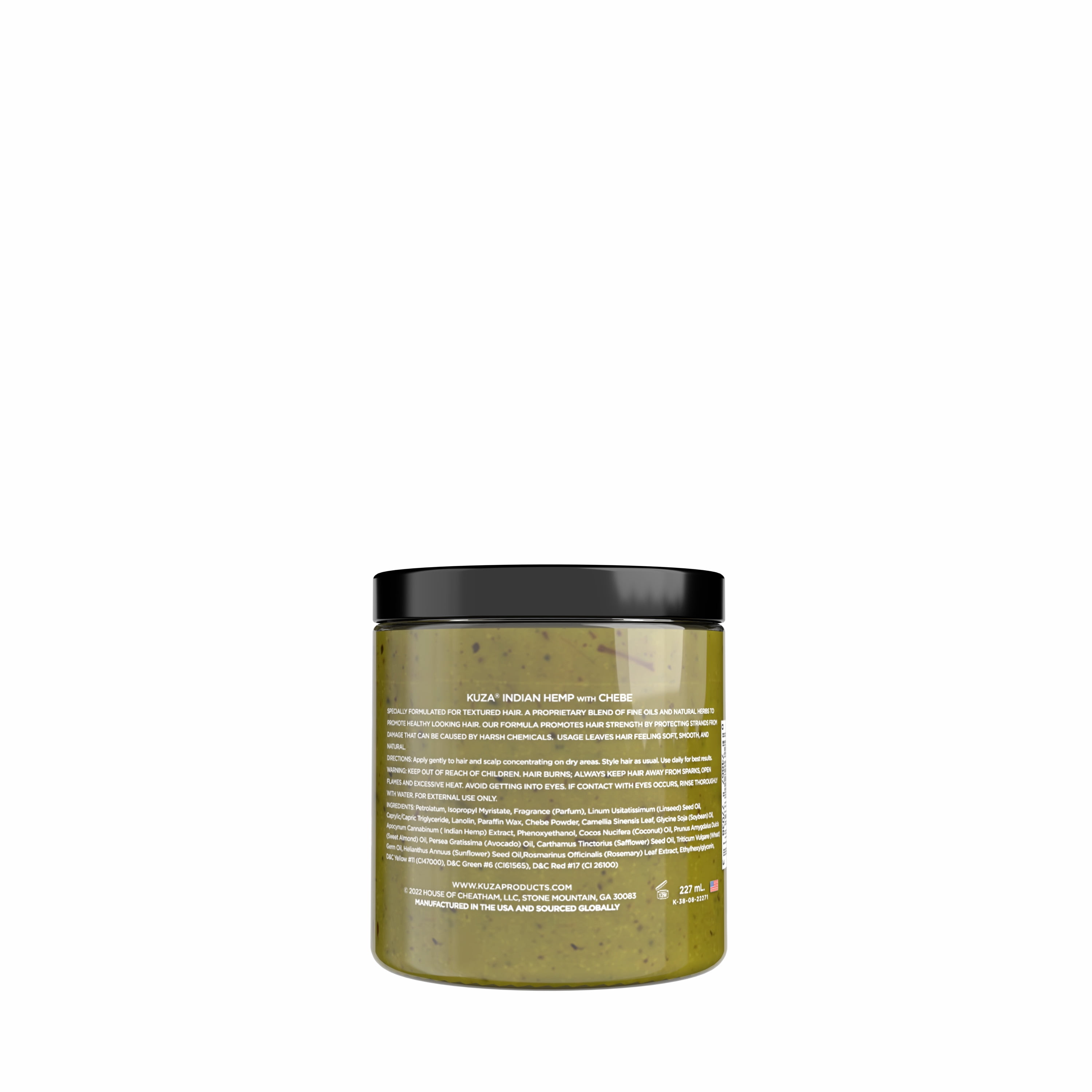 (3 pack) Kuza Indian Hemp with Chebe Hairdress & Scalp Treatment, 7.7 oz