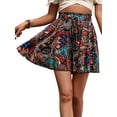 thumbnail image 2 of Women'S Flowy Shorts Beach Vacation Summer High Waist Wide Leg Casual Dressy Shorts Flower Color 5 XXL, 2 of 7