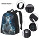thumbnail image 3 of Balery Forest Meditating Goat Mochila escolar 3 en 1 para niños: mochila resistente con lonchera térmica y estuche para lápices. Mochila escolar para niños y niñas., 3 of 7