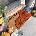 thumbnail image 1 of Feltree Halloween Pumpkin Area Rug Non-Slip Absorbent Floor Mat for Front Door Bathroom Kitchen Indoor Decor 20x32 Inch, 1 of 8