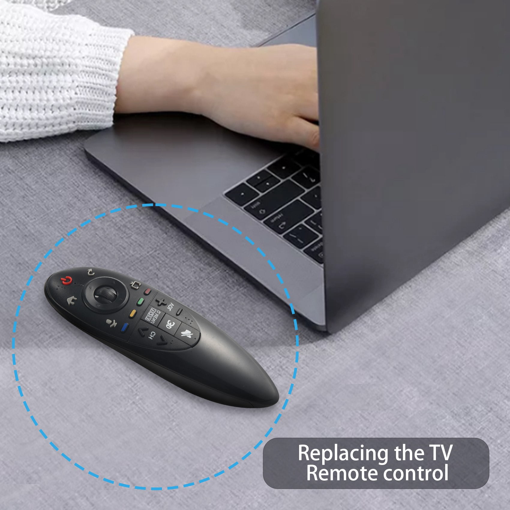 Dynamic Smart 3D TV Remote Control for LG MAGIC 3D Replace TV Remote
