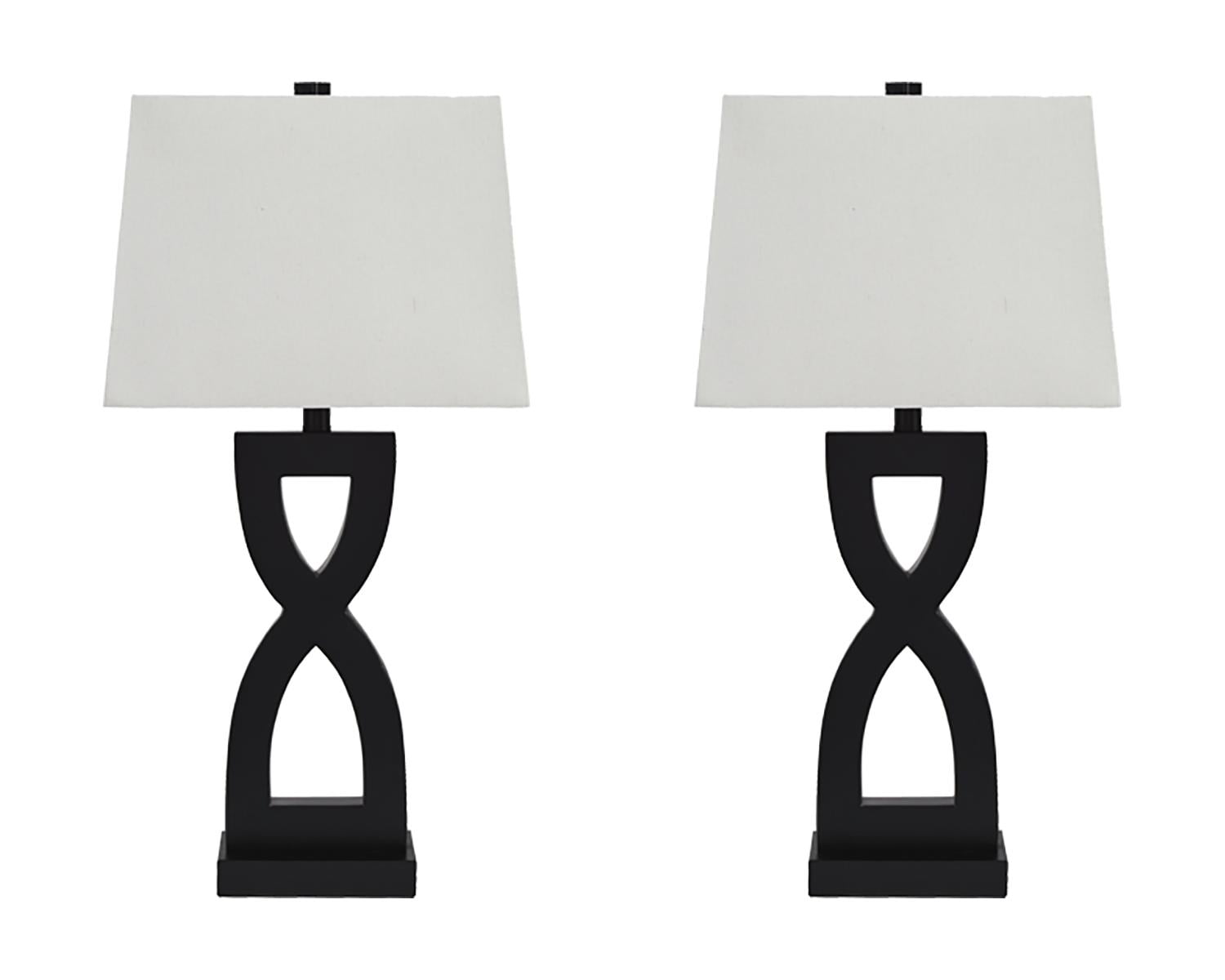 black table lamp sets
