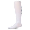 thumbnail image 5 of MeMoi Girls "Triple Heart" Cotton-Rich Mini-Ribbed Fashion Sweater Tights - Girls - Female, 14, Blue, 5 of 7