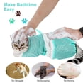 thumbnail image 6 of Cat Bathing Bag, Adjustable Breathable Cat Grooming Mesh Bag, Anti-bite & Anti-Scratch Cat Bath Washing Restraint Bag, For Showering and Trimming Nails(1Pc, Blue), 6 of 8