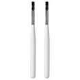 thumbnail image 2 of Tnobhg 2Pcs Nail UV Pens Smooth Even Application Metal Nylon Bristles White Pole Lightweight Body Nail UV Pens, 2 of 7