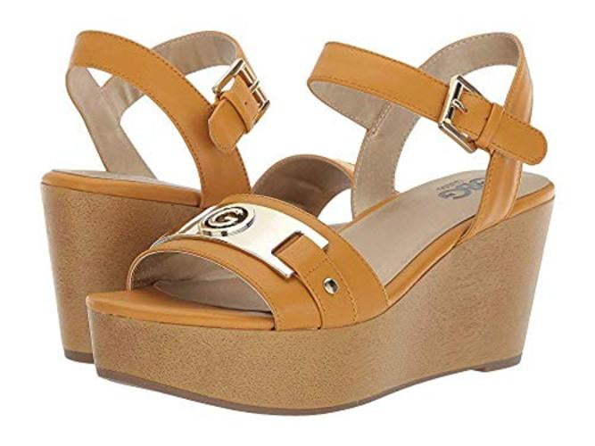 g by guess danna platform wedge sandals