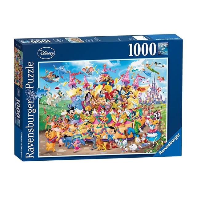 Rompecabezas Ravensburger Disney Personajes Carnaval 1000 piezas
