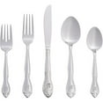 thumbnail image 1 of RiverRidge 5417-843-R Rose 46 Piece Monogrammed Flatware Set, Letter R, No size, Silver, 1 of 4