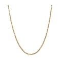 thumbnail image 1 of 14K Yellow Gold 3.0mm D/C Milano Rope Chain (18 X 3) Made In Peru mil060-18, 1 of 5